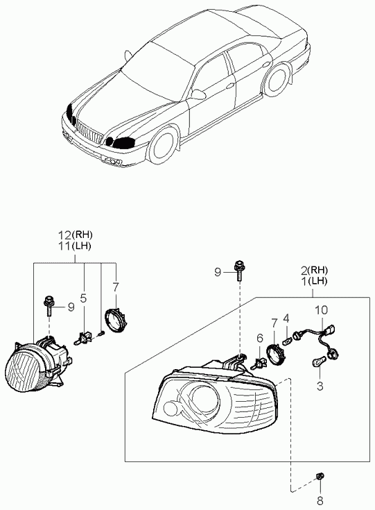 Hyundai 18647-55007 - Hõõgpirn,udutuled www.parts5.com