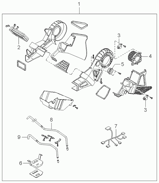 KIA 0K55261R07 - Interior Blower www.parts5.com