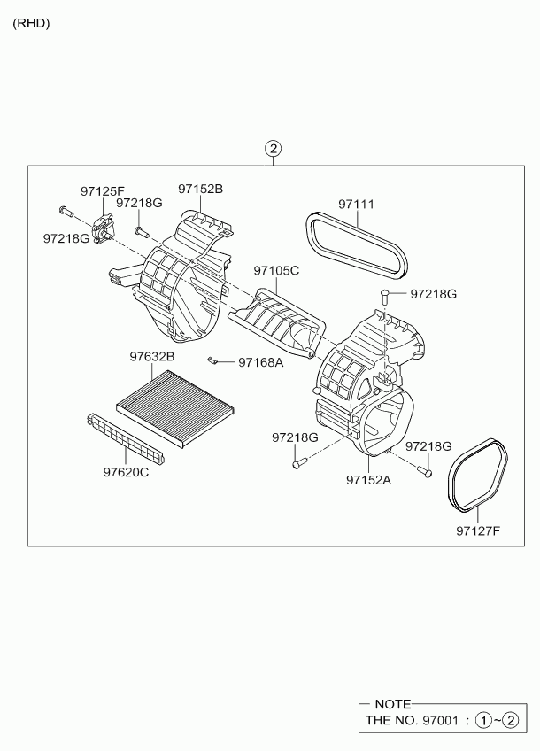 KIA 97133-1P000 - Filtre, air de l'habitacle www.parts5.com