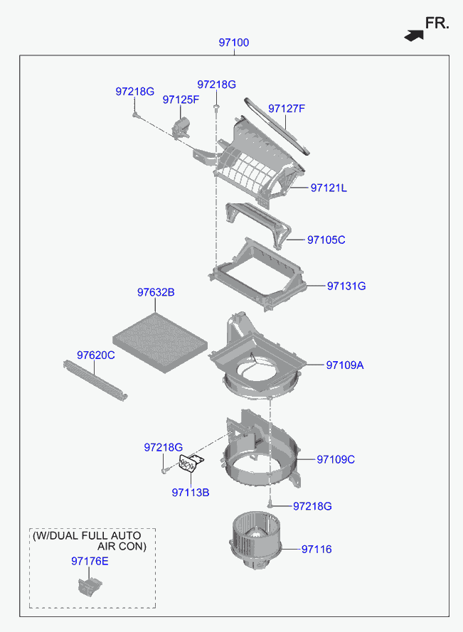 KIA 97133F2000 - Filter, interior air www.parts5.com