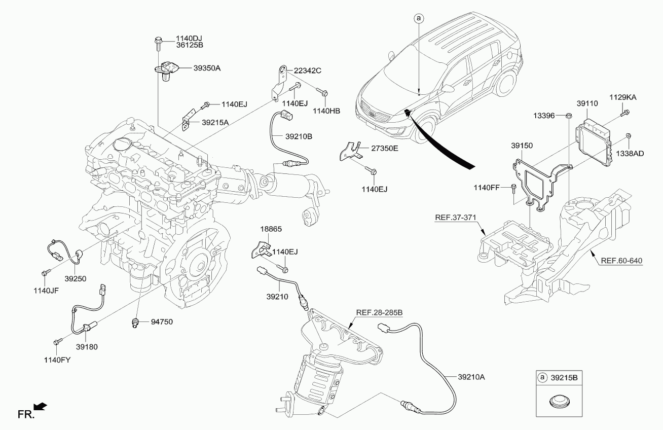 Hyundai 39210-2E700 - Sonda Lambda www.parts5.com