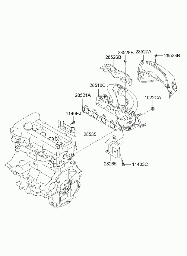 Hyundai 28510-2B460 - Катализатор www.parts5.com