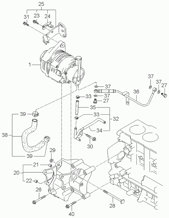 Hyundai 37300-27012 - Генератор www.parts5.com