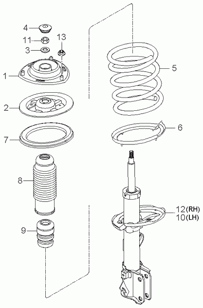 KIA 54659-1F100 - Deflection / Guide Pulley, timing belt parts5.com