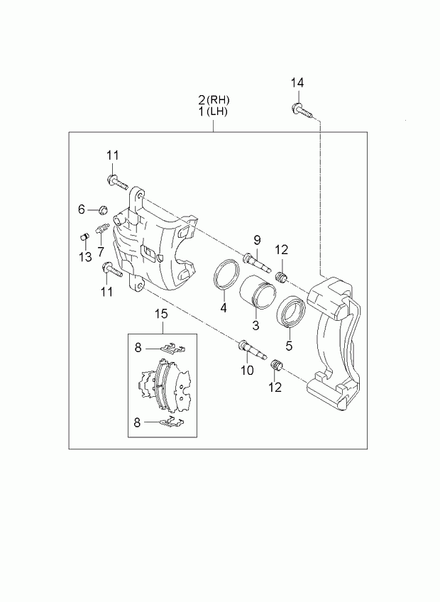 KIA 58101-1FE00 - Komplet zavornih oblog, ploscne (kolutne) zavore www.parts5.com