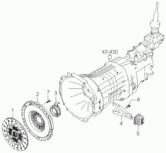 KIA 41412-4Z-000 - Выжимной подшипник сцепления www.parts5.com