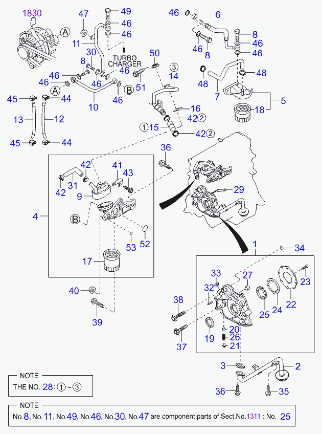 KIA 0 K710 23902 A - Olejový filtr www.parts5.com