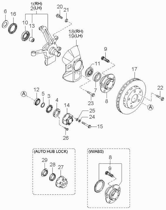 Hyundai 0K01133063B - Bolt, axle strut www.parts5.com