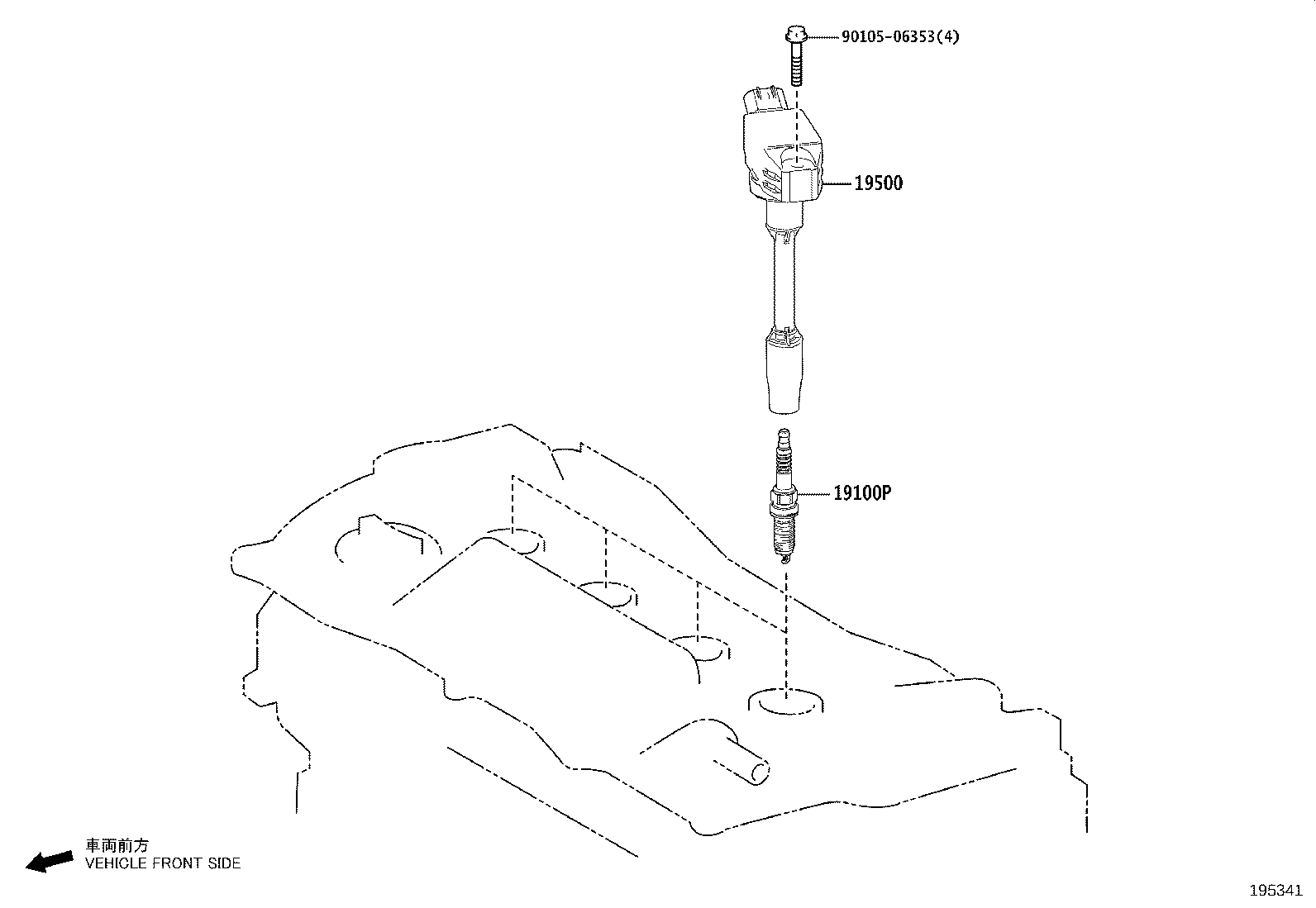 TOYOTA 90919-01289 - Запалителна свещ www.parts5.com