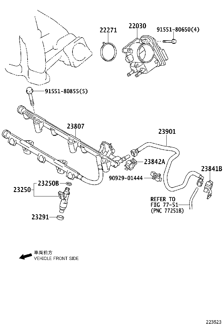 TOYOTA 2329128020 - Τσιμούχα, πολλαπλή εισαγωγής www.parts5.com