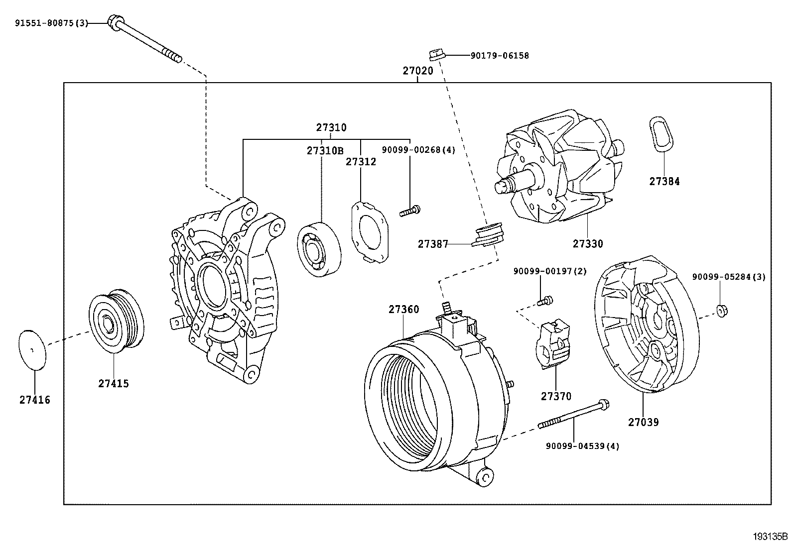 TOYOTA 27330-33090 - Ρότορας, γεννήτρια www.parts5.com