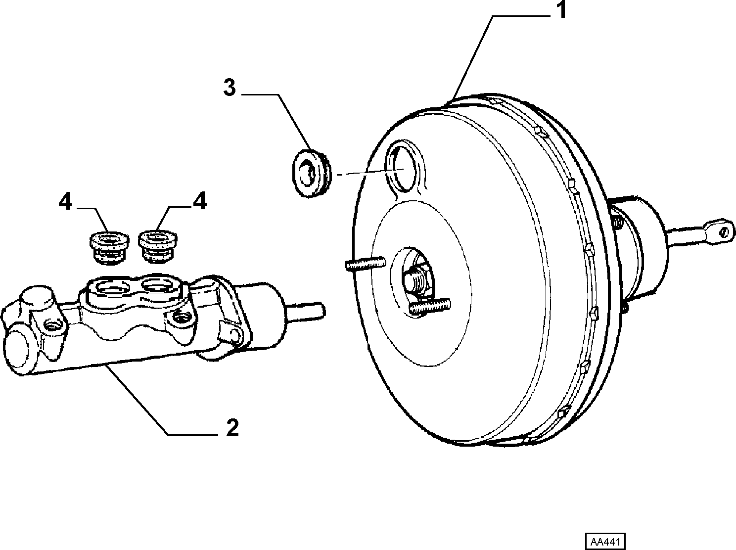 Lancia 9949652 - Brake Master Cylinder parts5.com