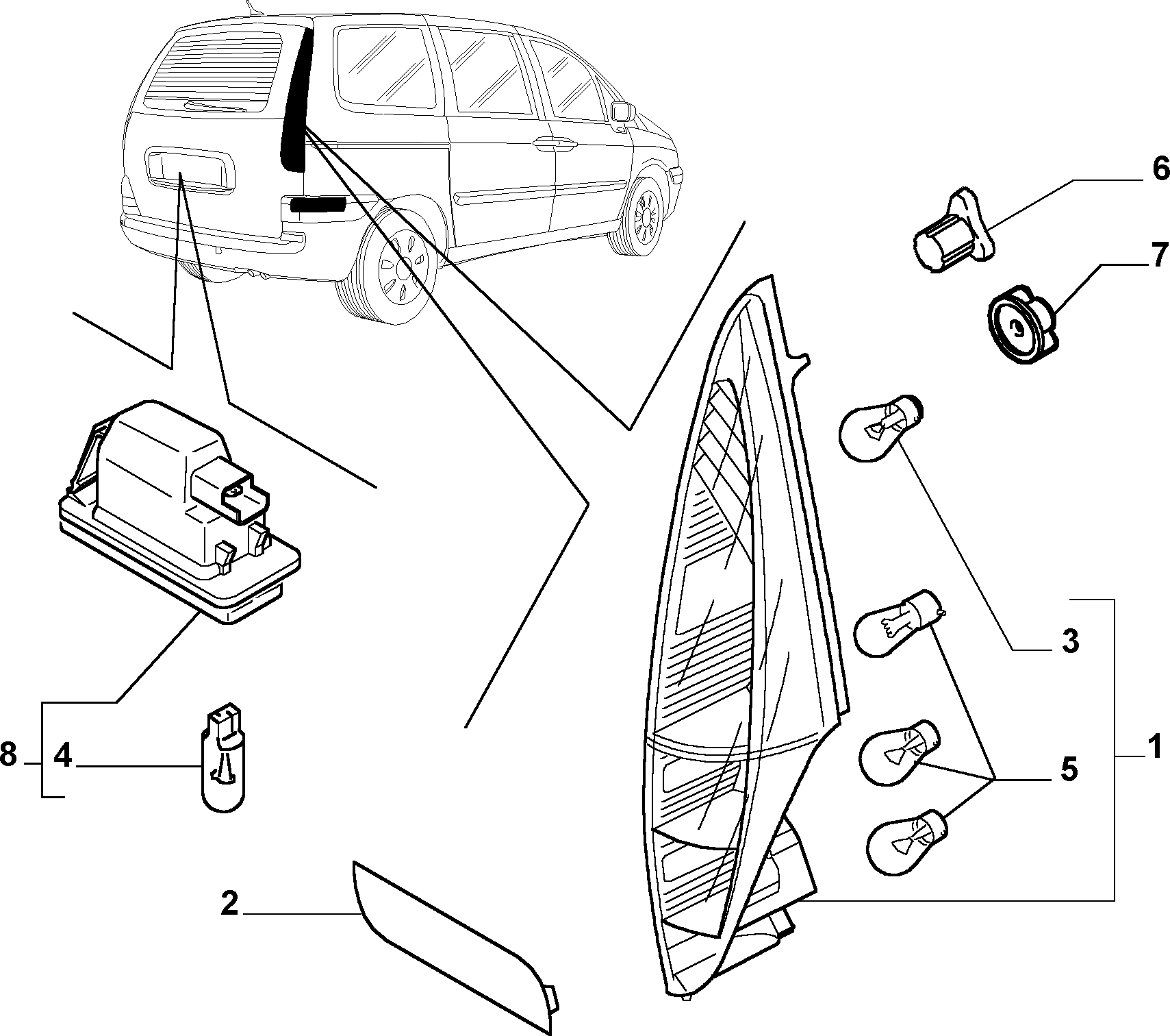 FIAT 9688349480 - Oświetlenie tablicy rejestracyjnej www.parts5.com