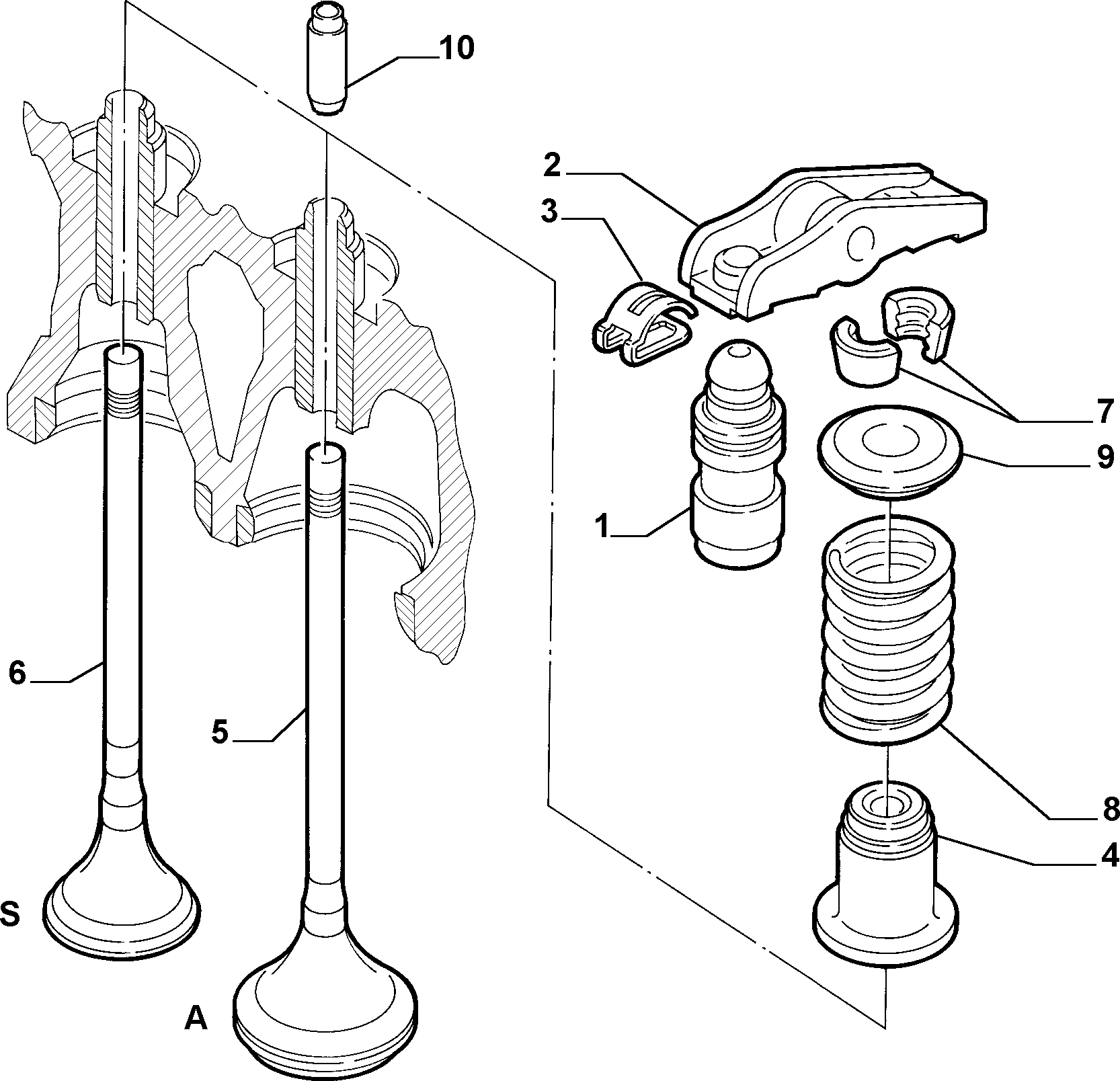 CITROËN 96 512 635 80 - Finger Follower, engine timing parts5.com