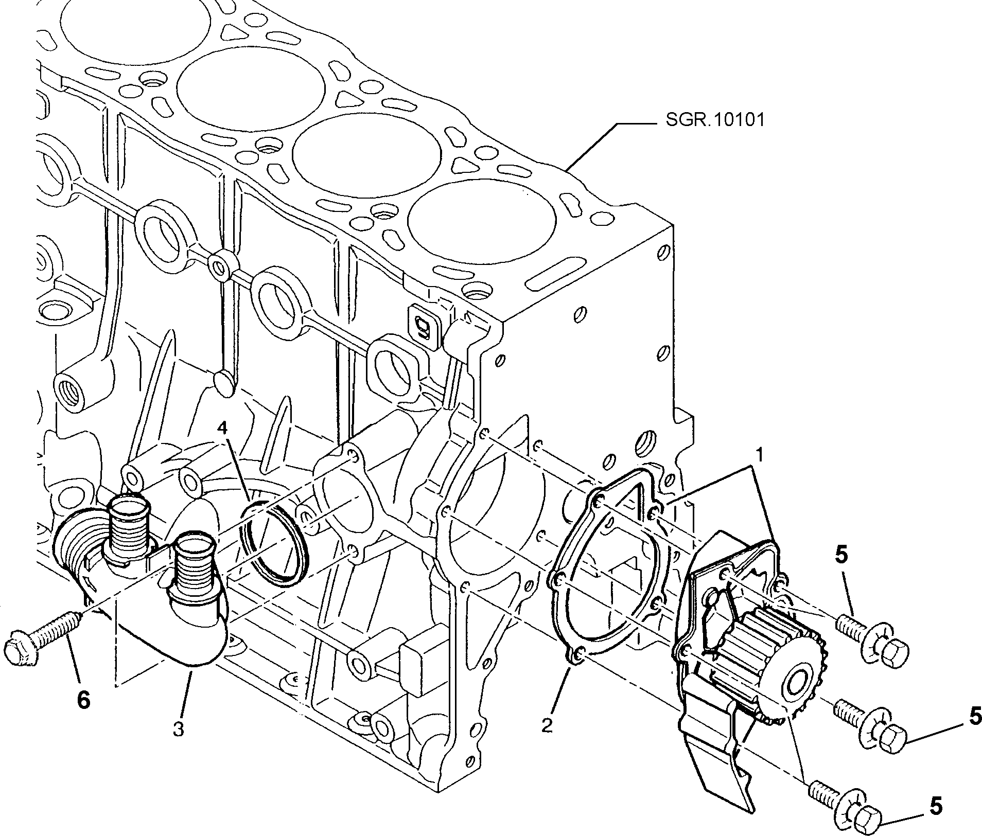 Lancia 1609402380 - Veepump www.parts5.com