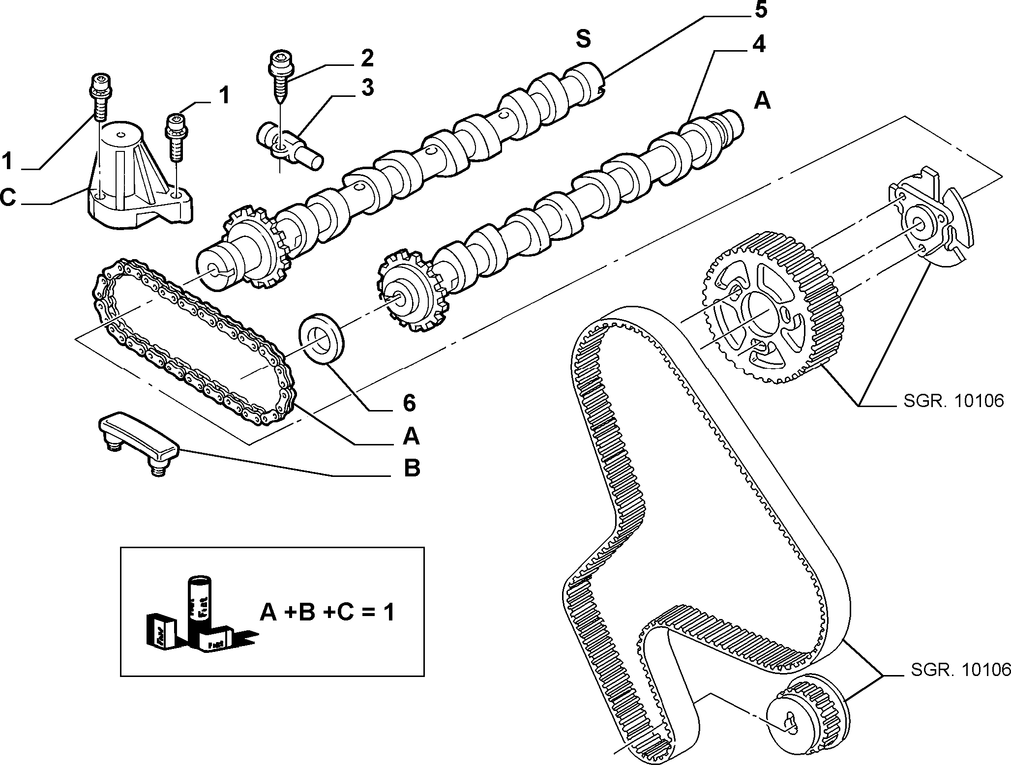 Lancia 9400849239 - Timing Chain Kit www.parts5.com