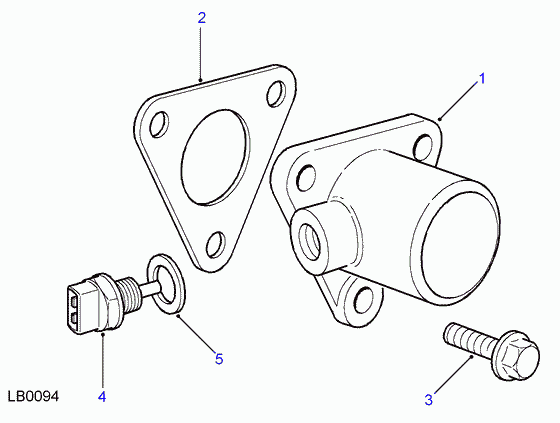 Rover ERR2081 - Soğutucu akışkan sıcaklık sensörü www.parts5.com