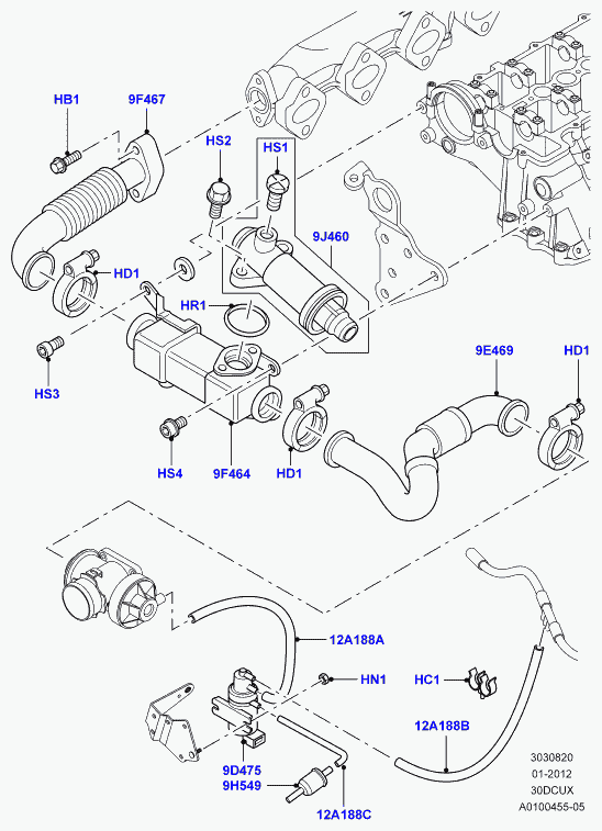 Land Rover PHB 000450 - Filtr paliwa www.parts5.com