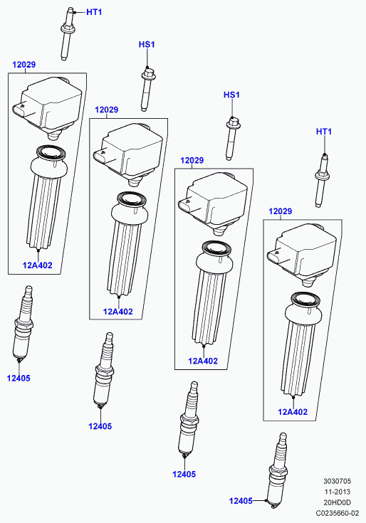 ROVER/AUSTIN LR025605 - Svećica za paljenje www.parts5.com