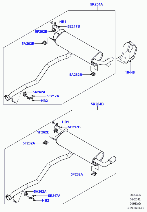 Land Rover LR000593 - Bearing Bush, stabiliser www.parts5.com