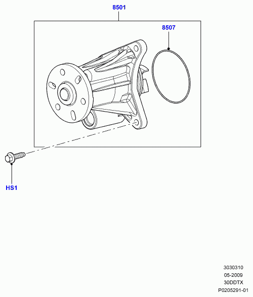 Land Rover 1316117 - Gasket, intake manifold www.parts5.com