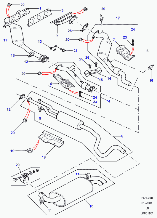 FORD MHK10 0940 - Sonda Lambda www.parts5.com