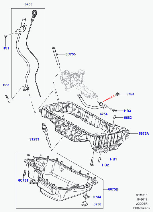 Land Rover LR 004304 - Surub de golire,baia de ulei www.parts5.com