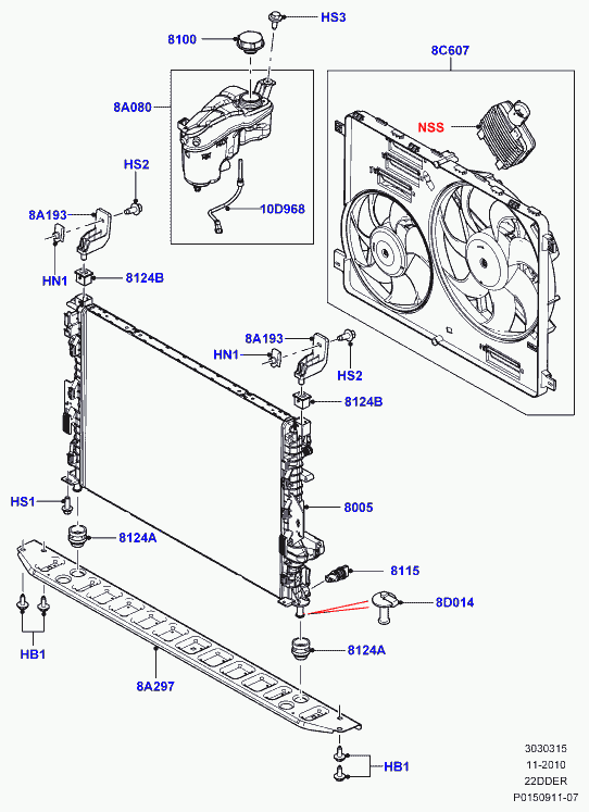 Volvo LR006714 - Kühler, Motorkühlung www.parts5.com