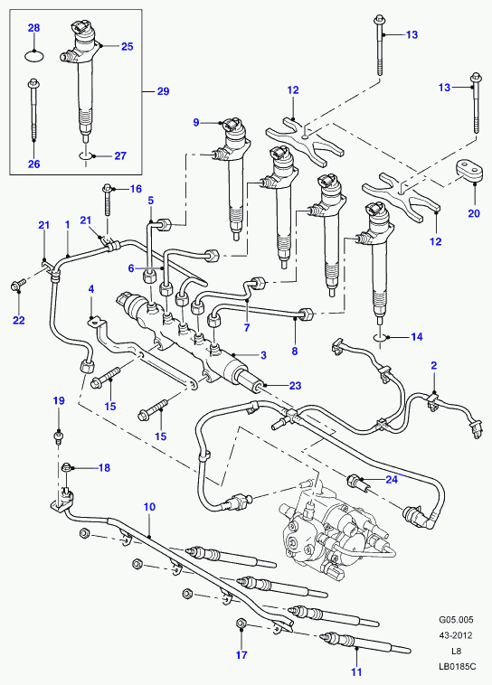 Land Rover LR004662 - Seal Ring, oil drain plug www.parts5.com