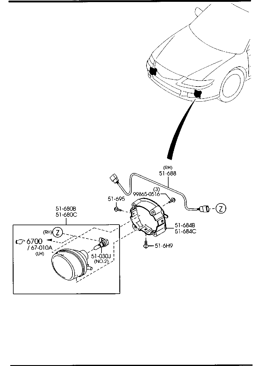 MAZDA 90703-6350 - Λυχνία, μεγάλα φώτα www.parts5.com