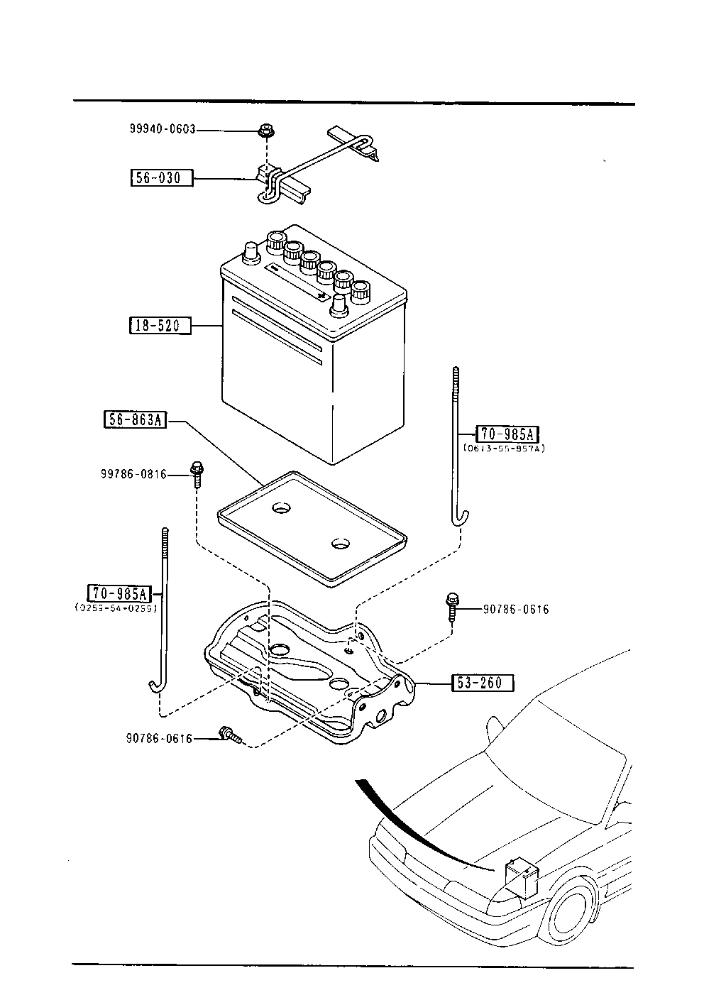 MAZDA FE05-18-520 - Starter Battery www.parts5.com