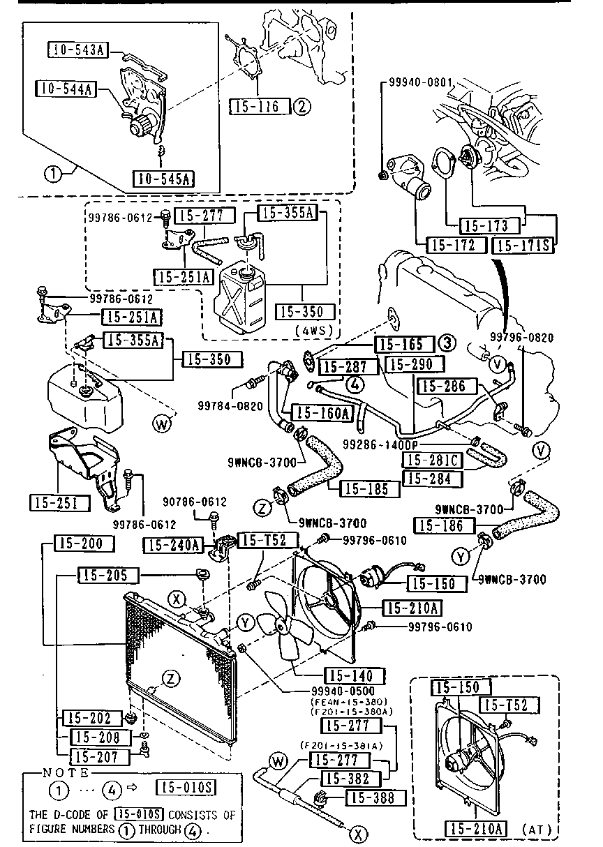 MAZDA 8 AG4-15-171 - Thermostat, coolant parts5.com