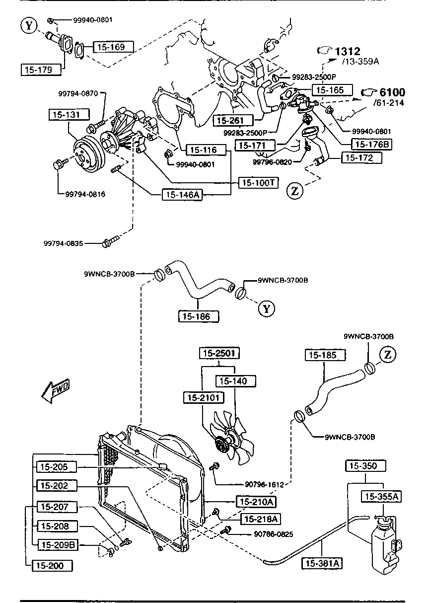 SAO D316-15-205 - Капачка, резервоар за охладителна течност www.parts5.com