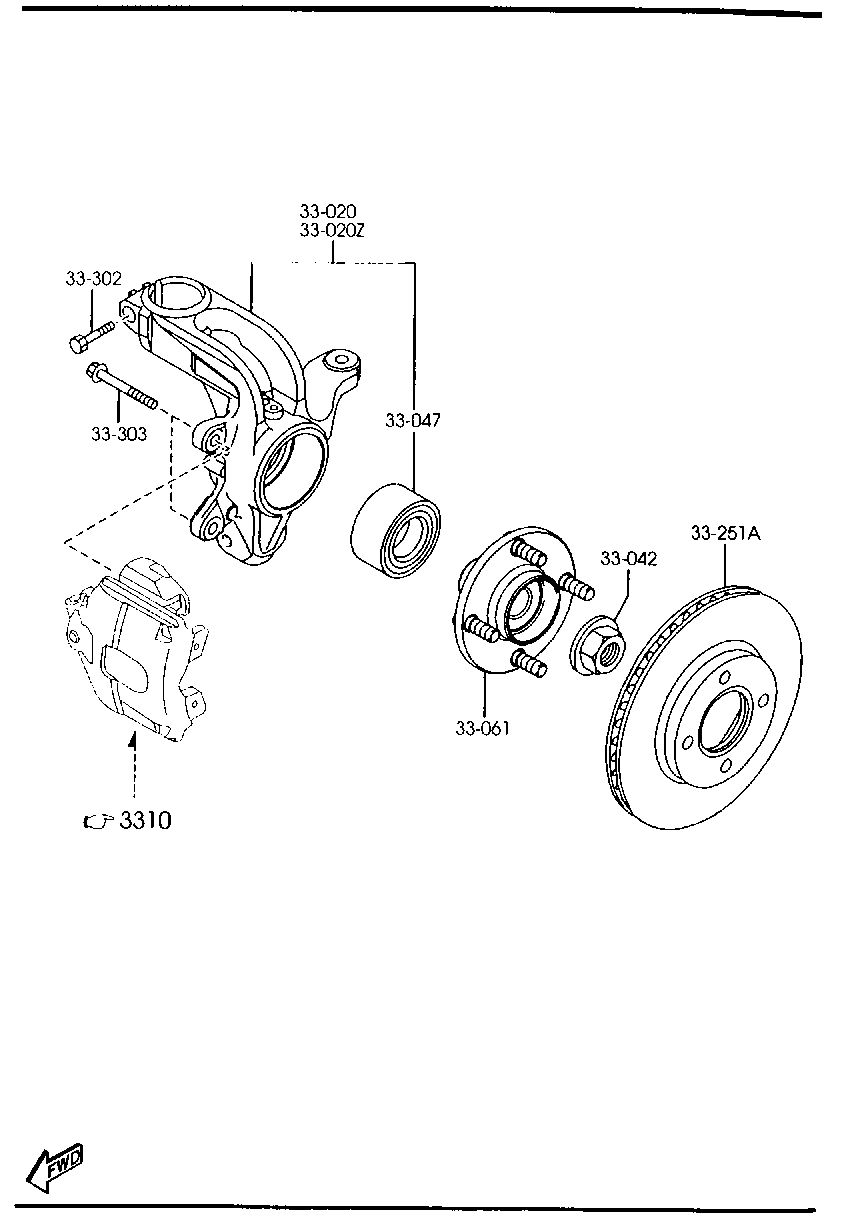 FORD DD63-33-25X - Тормозной диск www.parts5.com