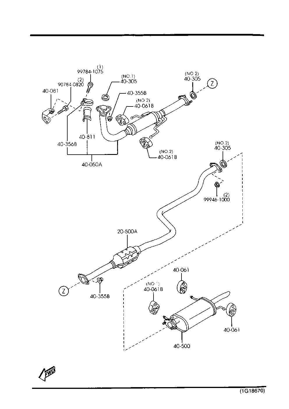 MAZDA E301-40-061A - Bearing Bush, stabiliser www.parts5.com