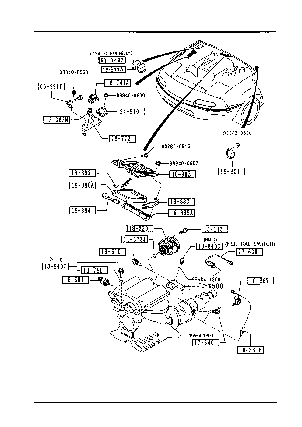 MAZDA BPE8-18-861A - Lambda sonda www.parts5.com