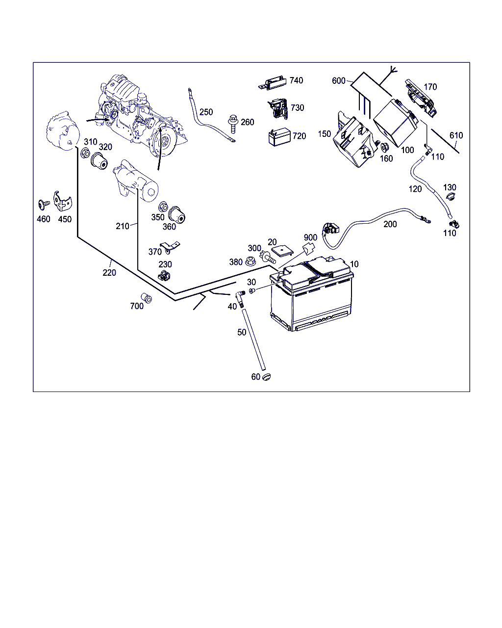 Mercedes-Benz A 000 982 96 08 - Starter Battery www.parts5.com