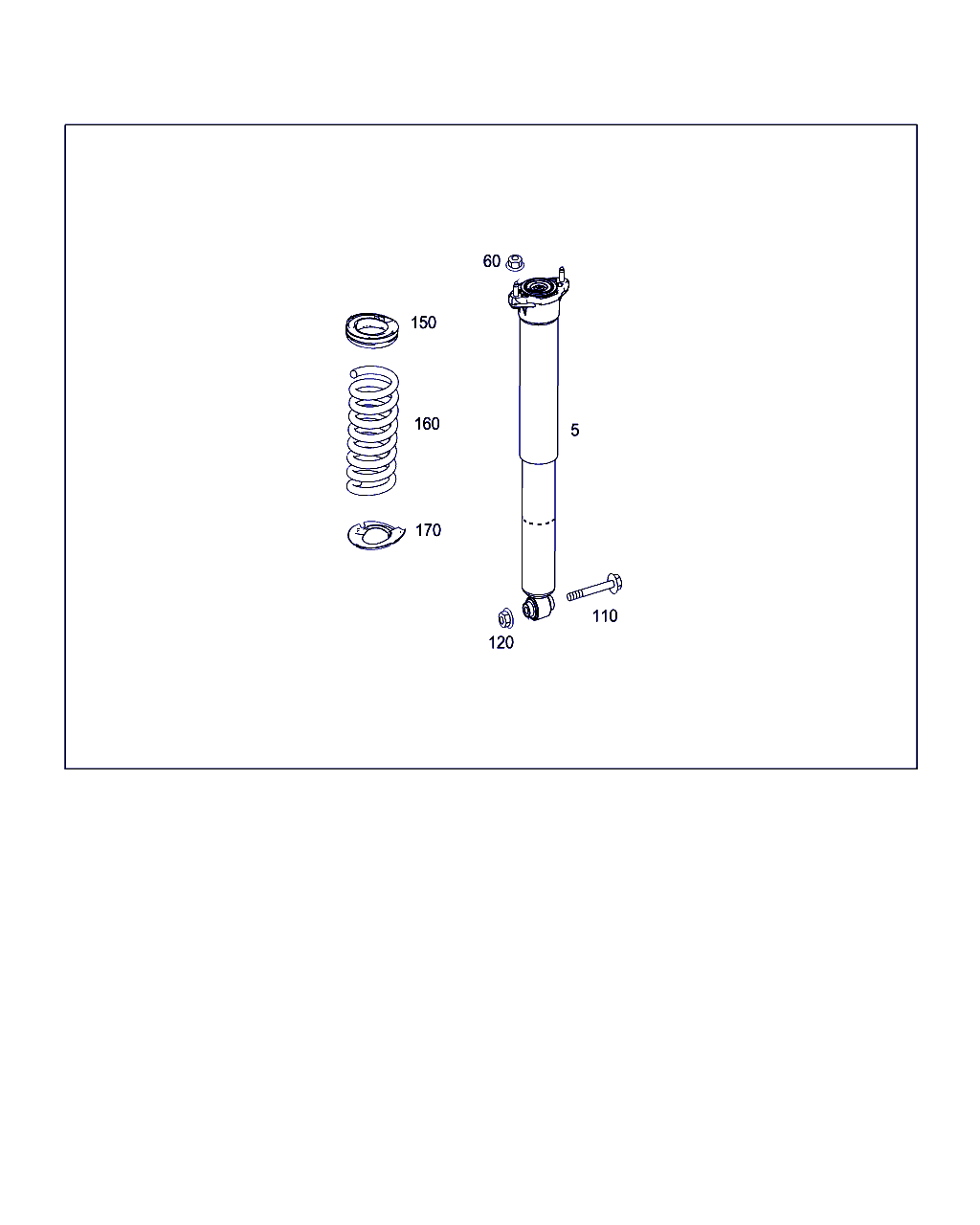 Mercedes-Benz A 204 326 02 04 - Stoßdämpfer www.parts5.com