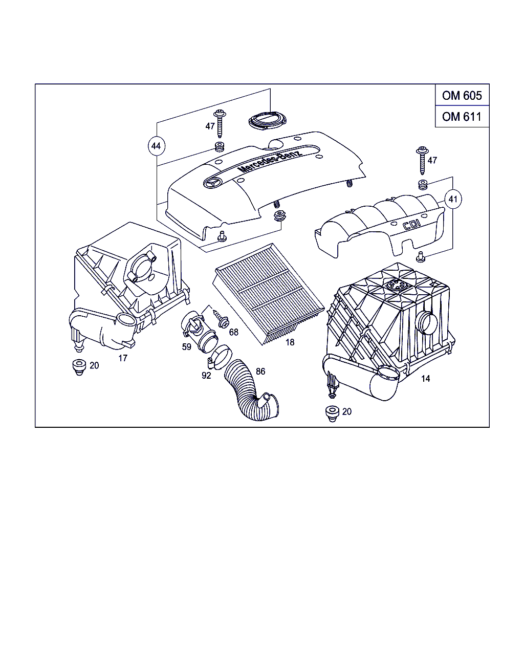 Mercedes-Benz A 000 094 14 48 - Датчик потока, массы воздуха www.parts5.com