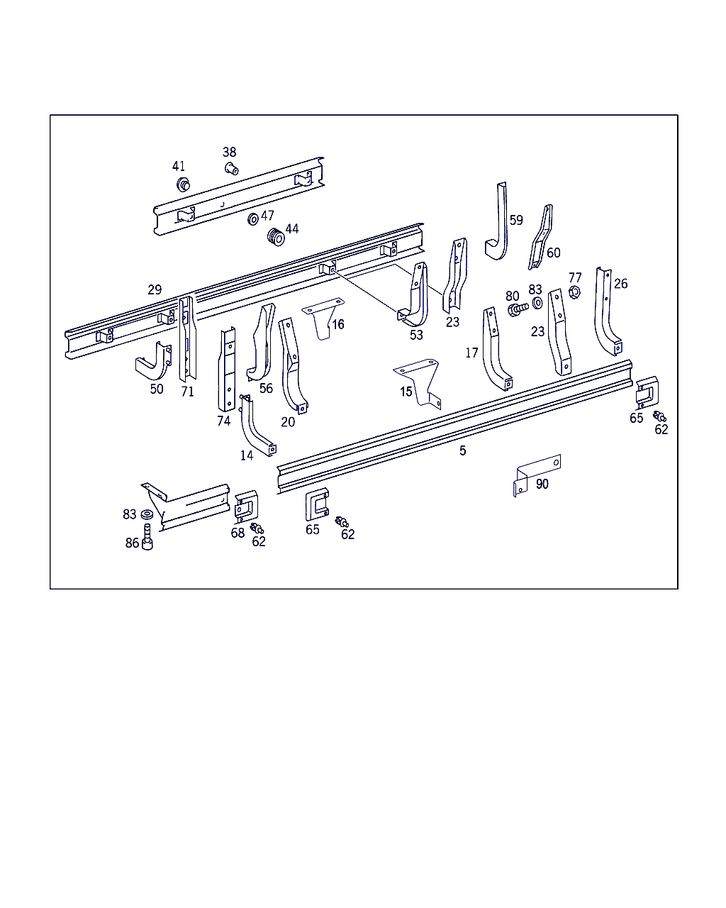 Mercedes-Benz A 000 990 29 92 - Expanding Rivet www.parts5.com