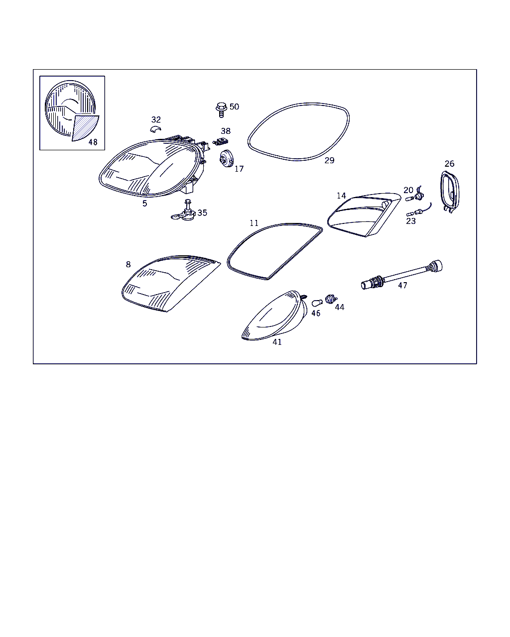 Mercedes-Benz A 002 544 00 94 - Bulb, daytime running light parts5.com