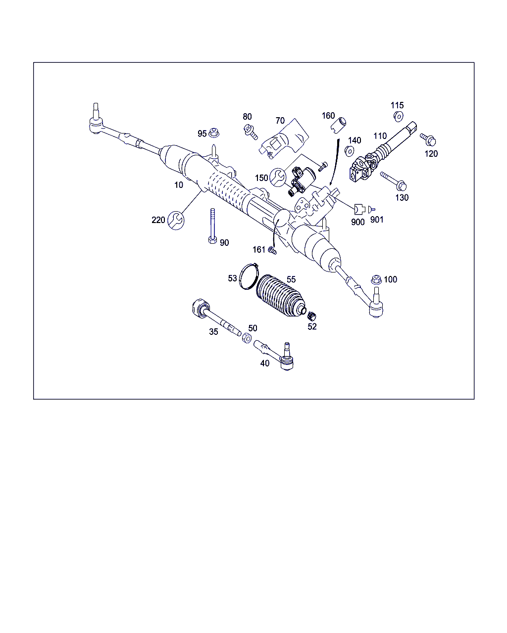 Mercedes-Benz A 204 338 03 15 - Axiálny čap tiahla riadenia www.parts5.com