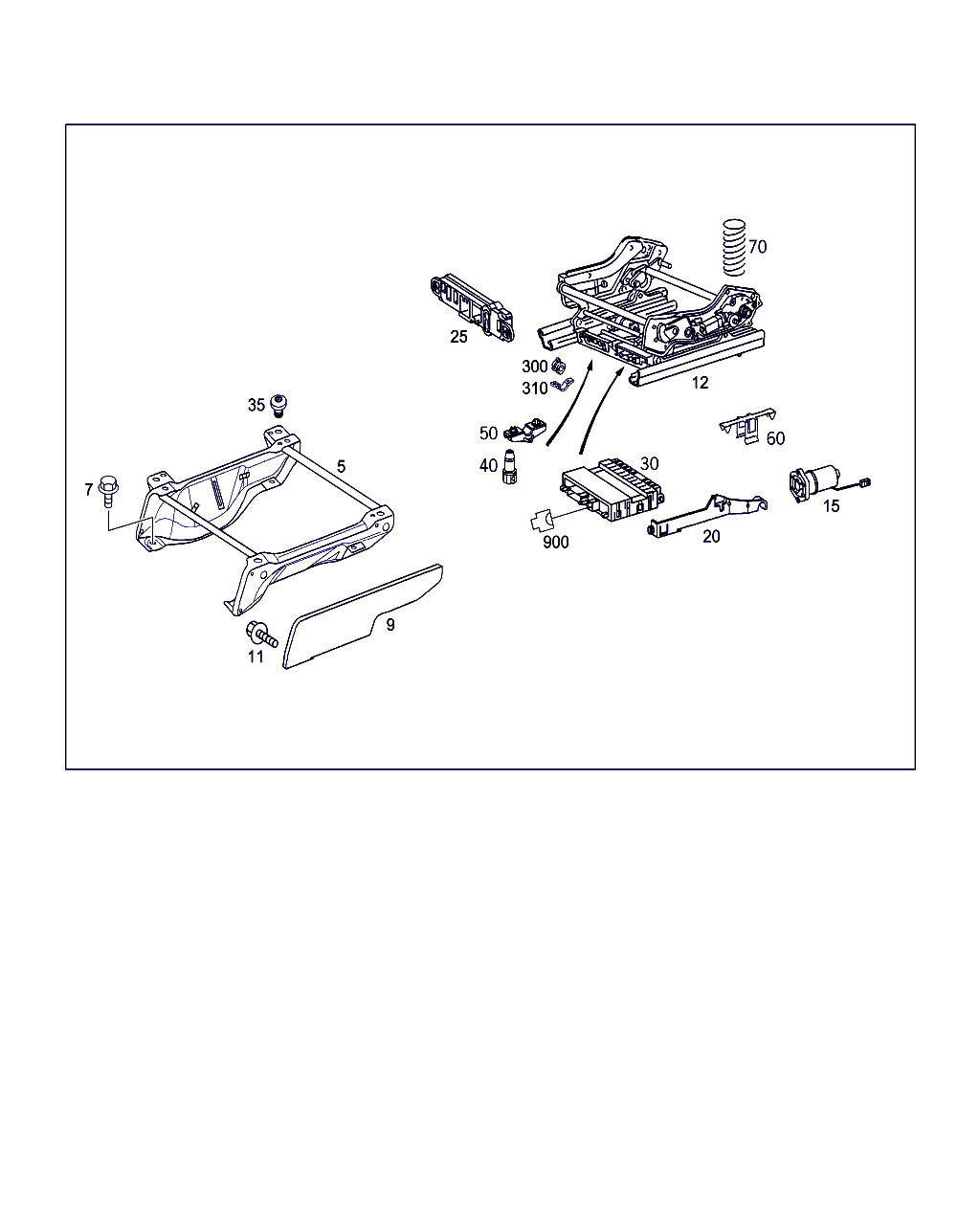 Mercedes-Benz A 211 870 46 26 - Control Unit, seat adjustment www.parts5.com