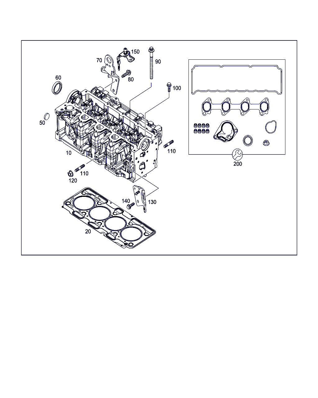 Mercedes-Benz A 607 016 12 00 - Šroub hlavy válce www.parts5.com