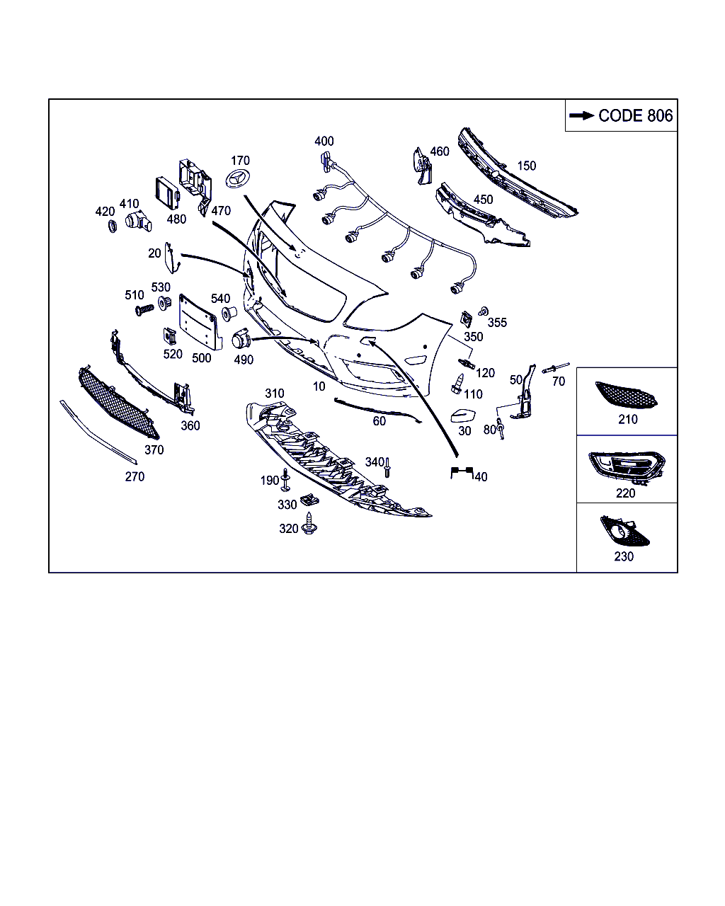 Mercedes-Benz A 000 905 56 04 9999 - Sensori, pysäköintitutka www.parts5.com