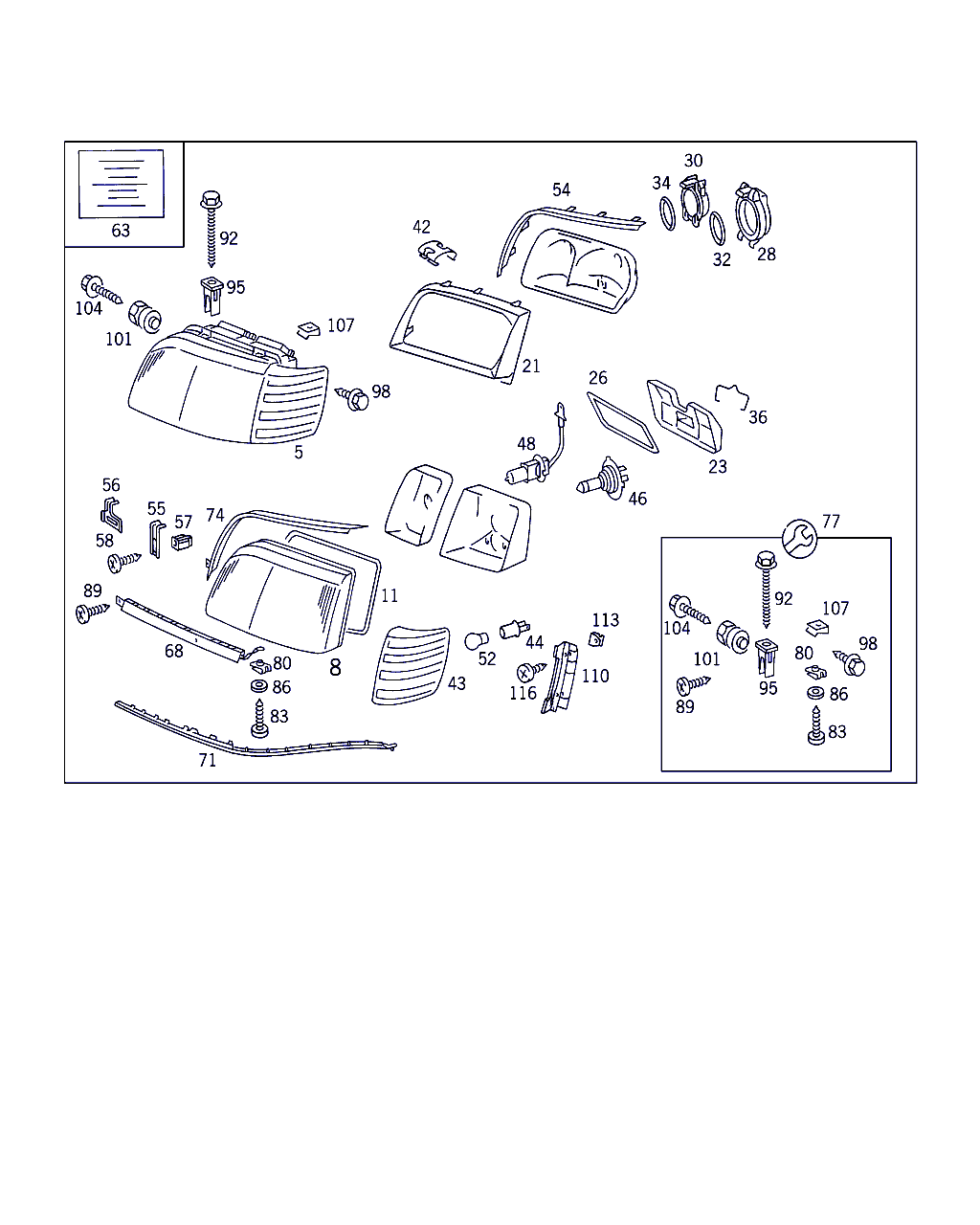 Mercedes-Benz A 000 988 10 25 - Клипс (щипка), декоративна / предпазна лайсна www.parts5.com