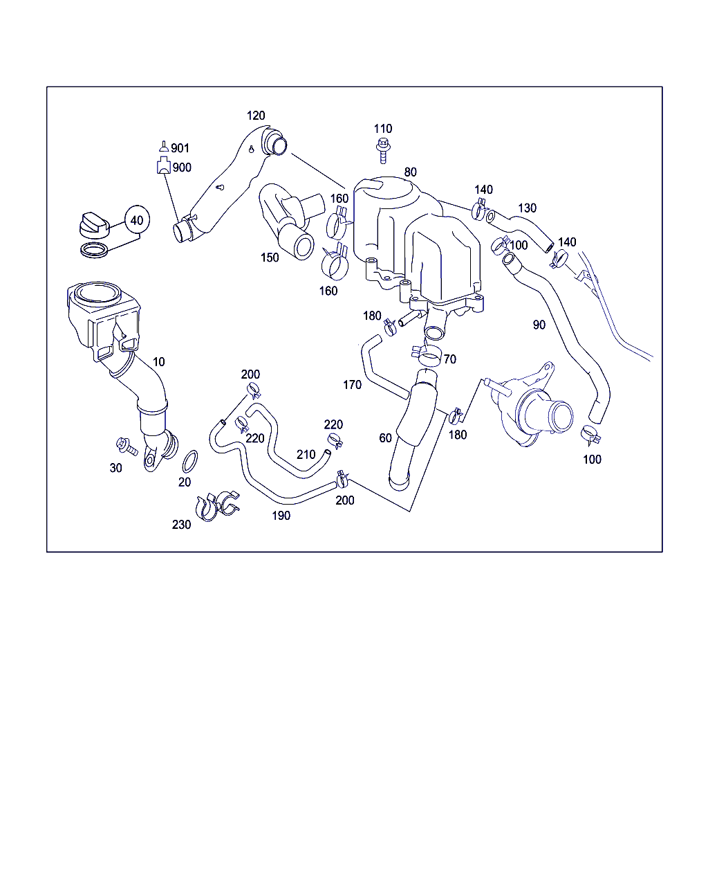 Mercedes-Benz A 000 010 03 01 - Bouchon, goulotte de remplissage d'huile www.parts5.com