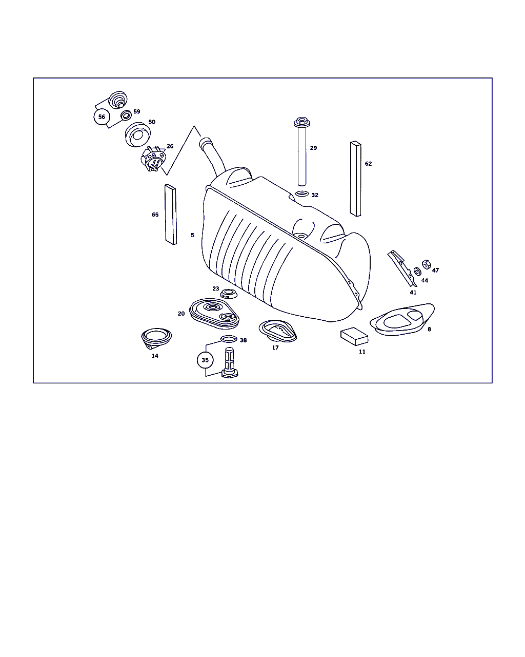 Mercedes-Benz A 126 542 00 04 - Sender Unit, fuel tank www.parts5.com