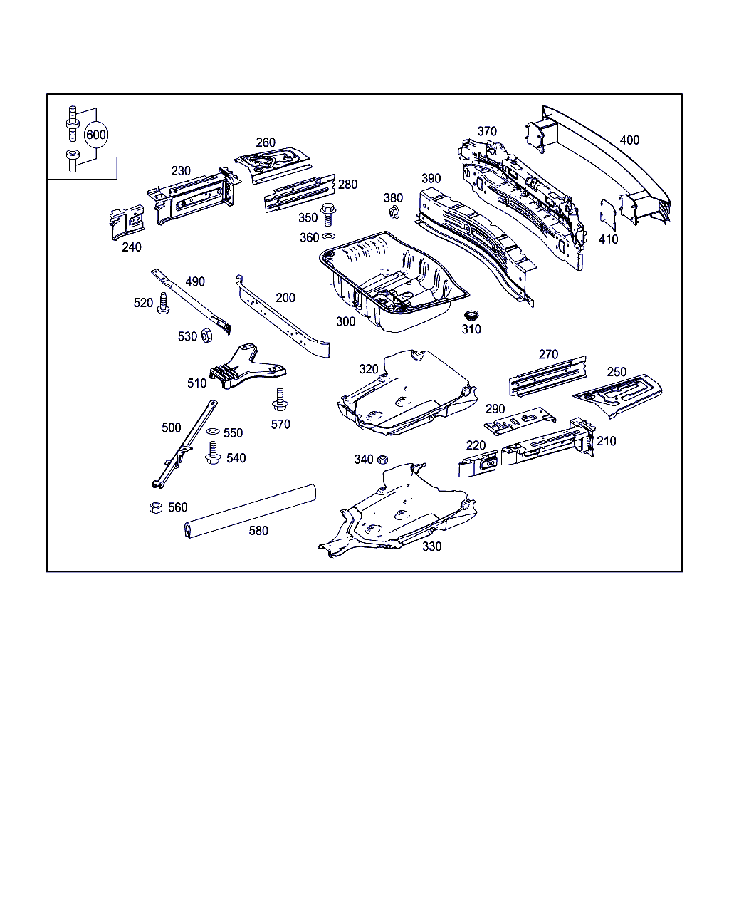 Mercedes-Benz N 000000 003333 - Śruba, system wydechowy www.parts5.com