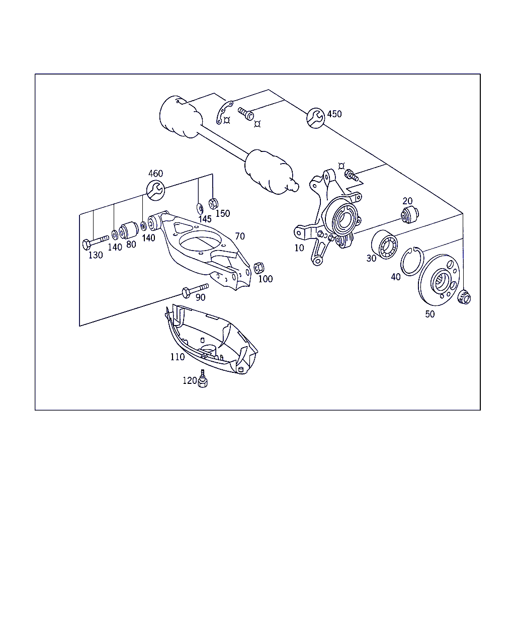 Mercedes-Benz A 202 981 01 27 - Rattalaagrikomplekt www.parts5.com